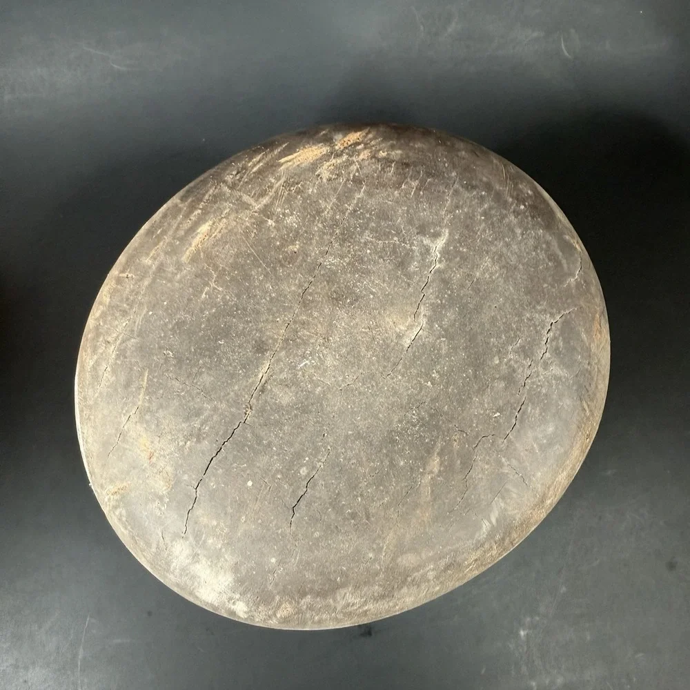 Antique Primitive Millinery Wood Hat Block Mold Form Hatter Tool Panamaw 7 3/8